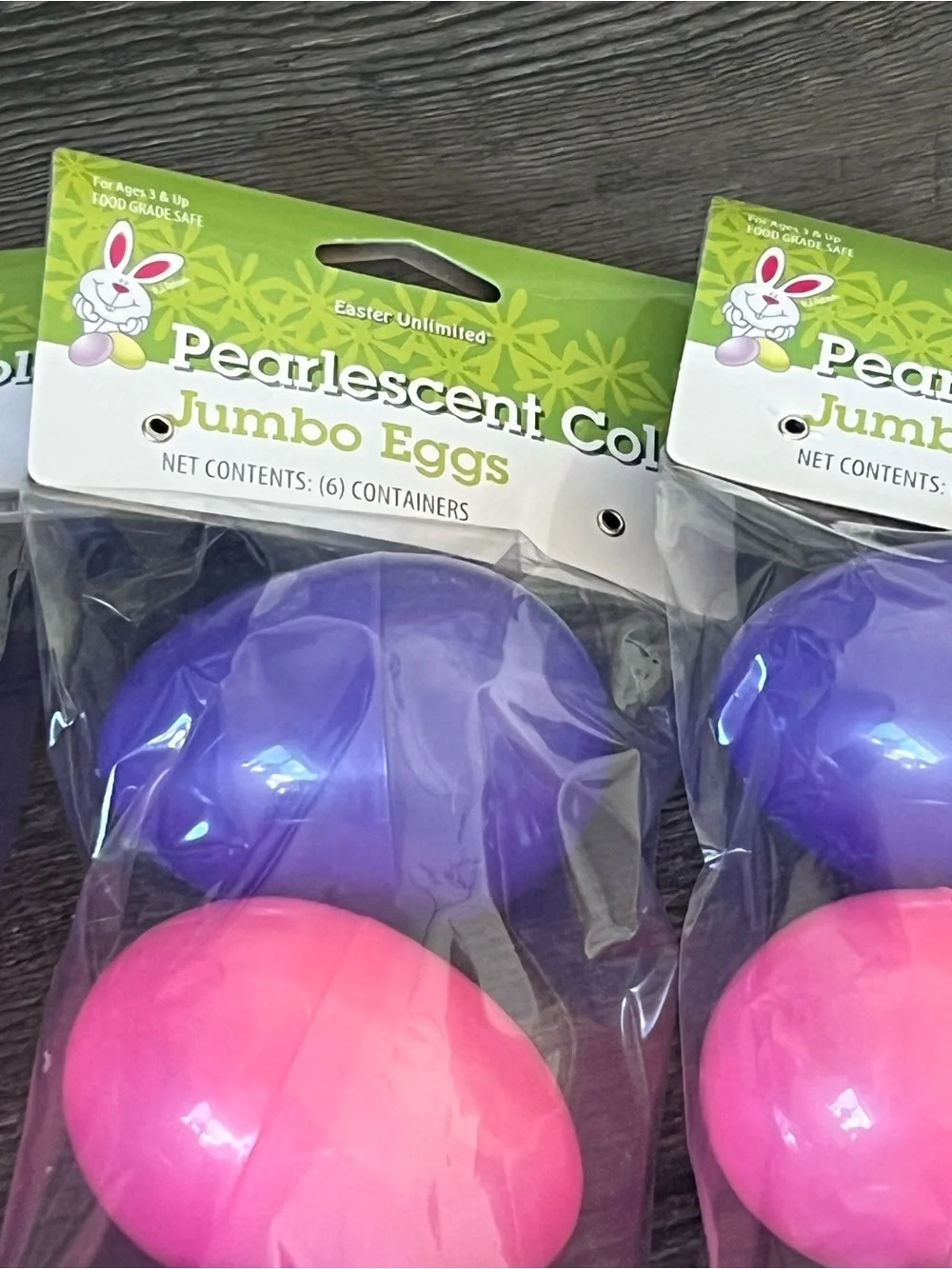 Pearlescent Color Jumbo Easter Eggs (4 packs)